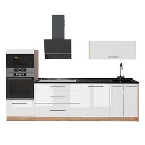 Vicco KUCHYNKA Fame-Line, Biely vysoký lesk/Dub Goldkraft, 280 cm, AP Antracit vyobraziť