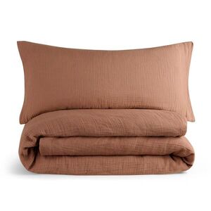 Blumtal POVLEČENÍ mušelín, 100% bavlna, 135/200 cm & 40/80 cm, měděná vyobraziť
