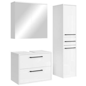 Badplaats KÚPEĽŇOVÁ ZOSTAVA Florence 3 diely matná čierna - 60 x 35 x 51 cm vyobraziť