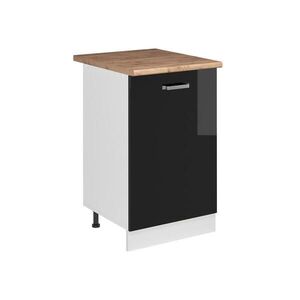 Vicco KUCHYNSKÁ SPODNÁ SKRINKA R-Line, Čierny vysoký lesk/biely, 50 cm Goldkraft tammi työtaso vyobraziť