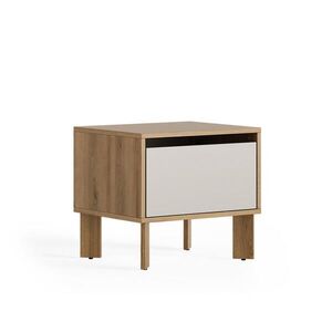 Vicco NOČNÝ STOLÍK Monti, Dub Evoke/Kašmír, 48.2 x 44 cm so zásuvkou vyobraziť