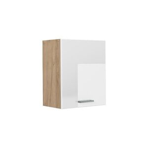 Vicco NÁSTENNÁ SKRINKA R-Line, Biely vysoký lesk/Dub Goldkraft, 50 cm vyobraziť