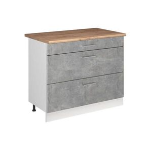 Vicco KUCHYNSKÁ SPODNÁ SKRINKA R-Line, betón/biely, 100 cm Goldkraft tammi työtaso vyobraziť