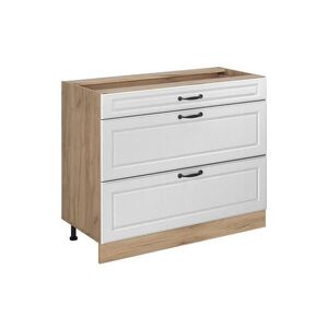 Vicco KUCHYNSKÁ SPODNÁ SKRINKA R-Line, Biely vidiecky dom/Dub Goldkraft, 100 cm bez pracovnej dosky vyobraziť