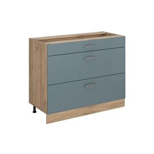 Vicco KUCHYNSKÁ SPODNÁ SKRINKA R-Line, Modrošedá/Dub Goldkraft, 100 cm bez pracovnej dosky vyobraziť