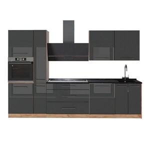 Vicco KUCHYNKA Fame-Line, Antracit vysoký lesk/Dub Goldkraft, 310 cm, AP Antracit vyobraziť