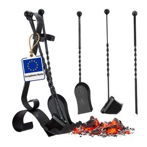 Relaxdays KRBOVÉ NÁRADIE Antik 4-dielne oceľové 57 cm vyobraziť
