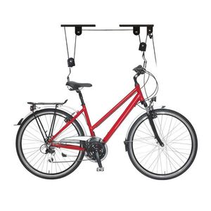 Relaxdays ZDVIHÁK Čierny na bicykel stropný 30 kg vyobraziť