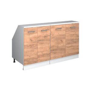 Vicco KUCHYNSKÁ SKRIŇA PRE ŠIKMÉ STRECHY R-Line Dub Goldkraft 140 cm Súprava 2 korpusov skrine hĺbka 60 cm vyobraziť