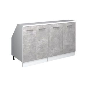 Vicco KUCHYNSKÁ SKRIŇA PRE ŠIKMÉ STRECHY R-Line betón 140 cm Súprava 2 korpusov skrine hĺbka 60 cm vyobraziť