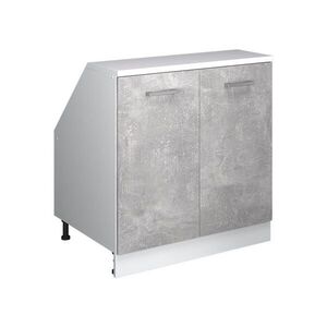 Vicco ŠIKMÁ SKRIŇA Rion betón 80 x 81.6 cm s 2 dverami, korpus skrine hĺbka 60 cm vyobraziť