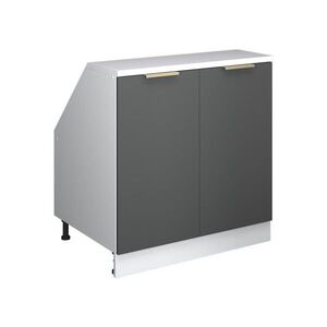 Vicco ŠIKMÁ SKRIŇA Rion Antracitové zlato 80 x 81.6 cm s 2 dverami, korpus skrine hĺbka 60 cm vyobraziť