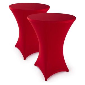 Blumtal NÁVLEKY na barové stoly 70/75 cm, súprava 2 ks, červená vyobraziť