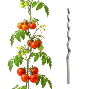 Relaxdays TYČ strieborná 10-dielna-sada špirálová pozinkovaná oceľ 150 cm vyobraziť