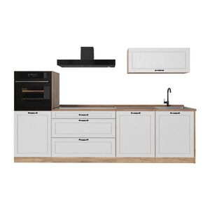 Vicco KUCHYNKA R-Line, Biely vidiecky dom/Dub Goldkraft, 280 cm Goldkraft tammi työtaso vyobraziť