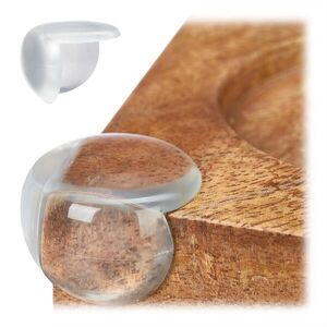Relaxdays ROHOVNÍK Transparentný 12-ks PVC samolepiaci 3x3, 5 cm vyobraziť