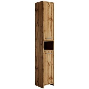 Badplaats KÚPEĽŇOVÁ SKRINKA Nemo s 2 dverami dub - 32 x 29 x 190 cm vyobraziť