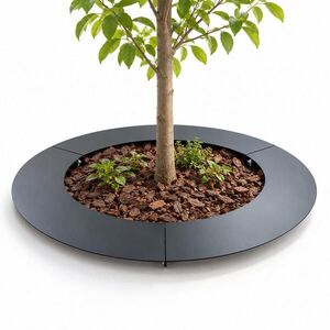 Relaxdays OBRUBA stromová antracit plochá pozinkovaná oceľ 80 cm vyobraziť