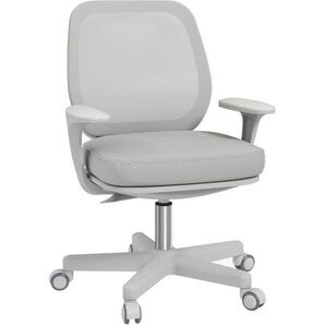 OKWISH KANCELÁRSKA stolička 55/48/82, 5-94, 5 cm sivá otočná a výškovo nastaviteľná z polyesteru vyobraziť