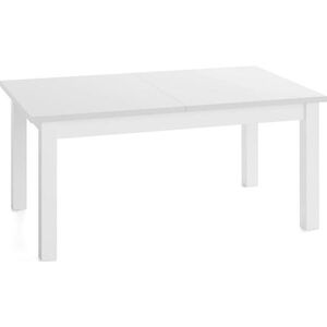 WFL GROUP JEDÁLENSKÝ STÔL Lindberg Biely Rozkladací Obdĺžnikový, Biela 150-190/90/77 cm vyobraziť
