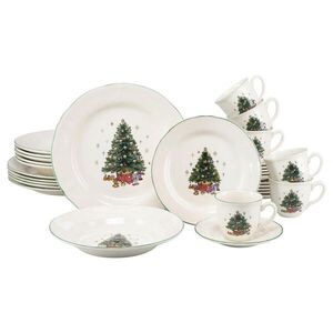 Creatable KOMBINOVANÝ SERVIS Tannenbaum bunt 30-dielne vyobraziť