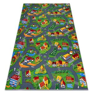 rugsX DETSKÝ koberec LITTLE VILLAGE Ulica 150/150 cm vyobraziť
