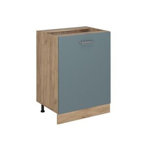 Vicco KUCHYNSKÁ SPODNÁ SKRINKA R-Line, Modrošedá/Dub Goldkraft, 60 cm s 1 dverami bez pracovnej dosky vyobraziť