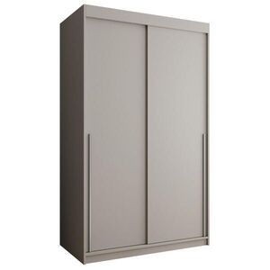 Home Collective ŠATNÍ SKŘÍŇ S POSUVNÝMI DVEŘMI 120 cm šířka, kašmírová se stříbrným úchytem vyobraziť