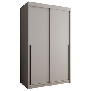 Home Collective ŠATNÍ SKŘÍŇ S POSUVNÝMI DVEŘMI 120 cm šířka, kašmírová s černým úchytem vyobraziť