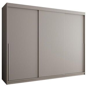 Home Collective ŠATNÍ SKŘÍŇ S POSUVNÝMI DVEŘMI 250 cm šířka, kašmírová se stříbrným úchytem vyobraziť