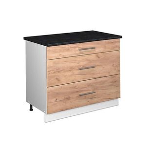 Vicco KUCHYNSKÁ SPODNÁ SKRINKA Fame-Line, Dub Goldkraft/biely, 100 cm, AP Antracit vyobraziť