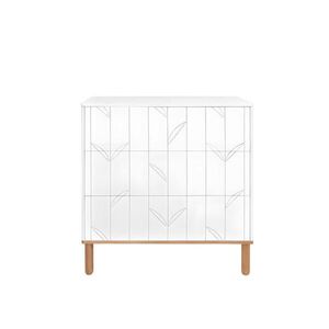 RAUMHIRSCH FURNITURE DETSKÁ KOMODA Toteme – rustikálna elegancia a funkčnosť, biela vyobraziť