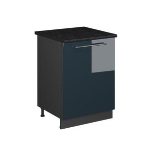 Vicco SPODNÁ SKRINKA POD DREZ Fame-Line, Tmavo modrá vysoký lesk/antracitová, 60 cm vyobraziť