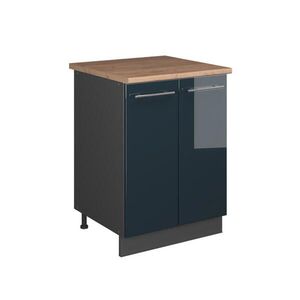 Vicco SPODNÁ SKRINKA POD DREZ Fame-Line, Tmavo modrá vysoký lesk/antracitová, 60 cm vyobraziť