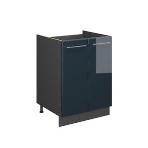 Vicco SPODNÁ SKRINKA POD DREZ Fame-Line, Tmavo modrá vysoký lesk/antracitová, 60 cm vyobraziť