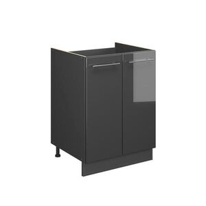Vicco SPODNÁ SKRINKA POD DREZ Fame-Line, Antracit vysoký lesk/antracitová, 60 cm vyobraziť