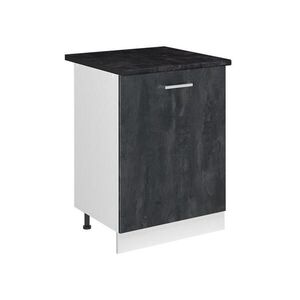 Vicco KUCHYNSKÁ SPODNÁ SKRINKA R-Line, Čierny betón/biely, 60 cm s 1 dverami antrasiitti työtaso vyobraziť