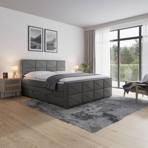 Livetastic BOXSPRINGOVÁ POSTEĽ, 180/200 cm, antracitová vyobraziť