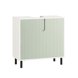 SoBuy MOBILNÝ sottolavabo s 2 dvierkami Zelená 60x30x51cm Moderný vyobraziť
