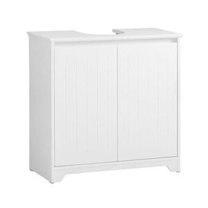 SoBuy MOBILNÝ sottolavabo s 2 dvierkami Biela 60x30x60cm Severský vyobraziť