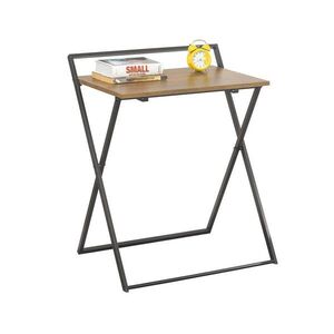 SoBuy SCRIVANIA COMPUTER Hnedá 63x45x77cm Priemyselný vyobraziť