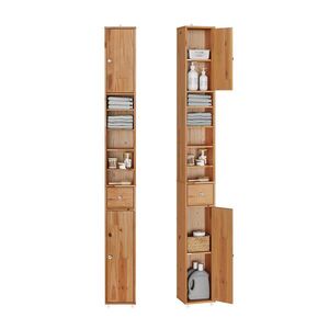 SoBuy MOBILNÝ alto bagno so zásuvkou 20x20x180cm Severský vyobraziť