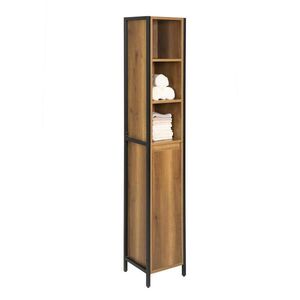 SoBuy MOBILE ALTO BAGNO 1 dvere 30x28x168cm Priemyselný vyobraziť