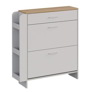 Vicco BOTNÍK Movino Biela/dubová 88.4 x 101.6 cm S otvorenými a uzavretými priehradkami vyobraziť