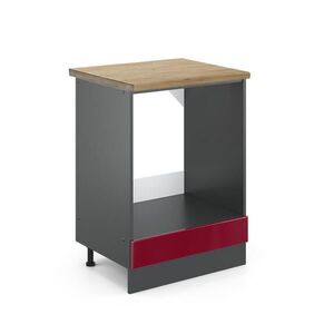 Vicco SKRINKA NA PRESTAVBU SPORÁKA R-Line Červený vysoký lesk 60 cm , AP Oak vyobraziť