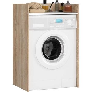 RAUMHIRSCH FURNITURE SKRÍŇ NA PRÁČKU, 64 × 50 × 98 cm dub Sonoma, biela vyobraziť