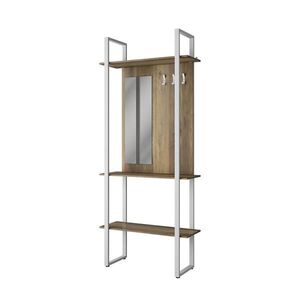 Vicco ŠATNÍKOVÁ SKRIŇA Livi biely 90 x 215 cm s háčikom a zrkadlom vyobraziť