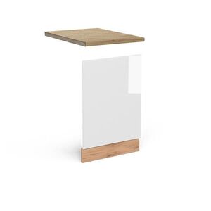 Vicco PREDNÝ PANEL R-Line Biely vysoký lesk 45 cm , AP Oak vyobraziť