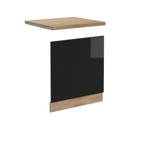 Vicco PREDNÝ PANEL R-Line Čierny vysoký lesk 60 cm , AP Oak vyobraziť
