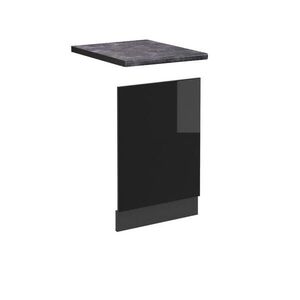 Vicco PREDNÝ PANEL R-Line Čierny vysoký lesk 45 cm , AP Antracit vyobraziť